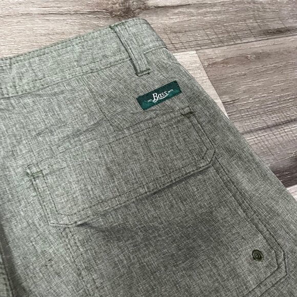 G.H. Bass & Co Explorer Mid Rise Pocket Chino Shorts Sage Grey Men’s Size 30 - Picture 8 of 10